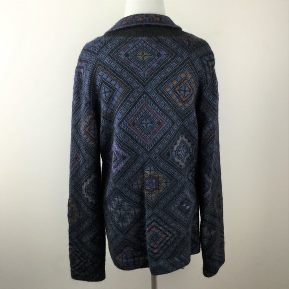 Peruvian Connection Alpaca Button Cardigan/Jacket m - Picture 4 of 8